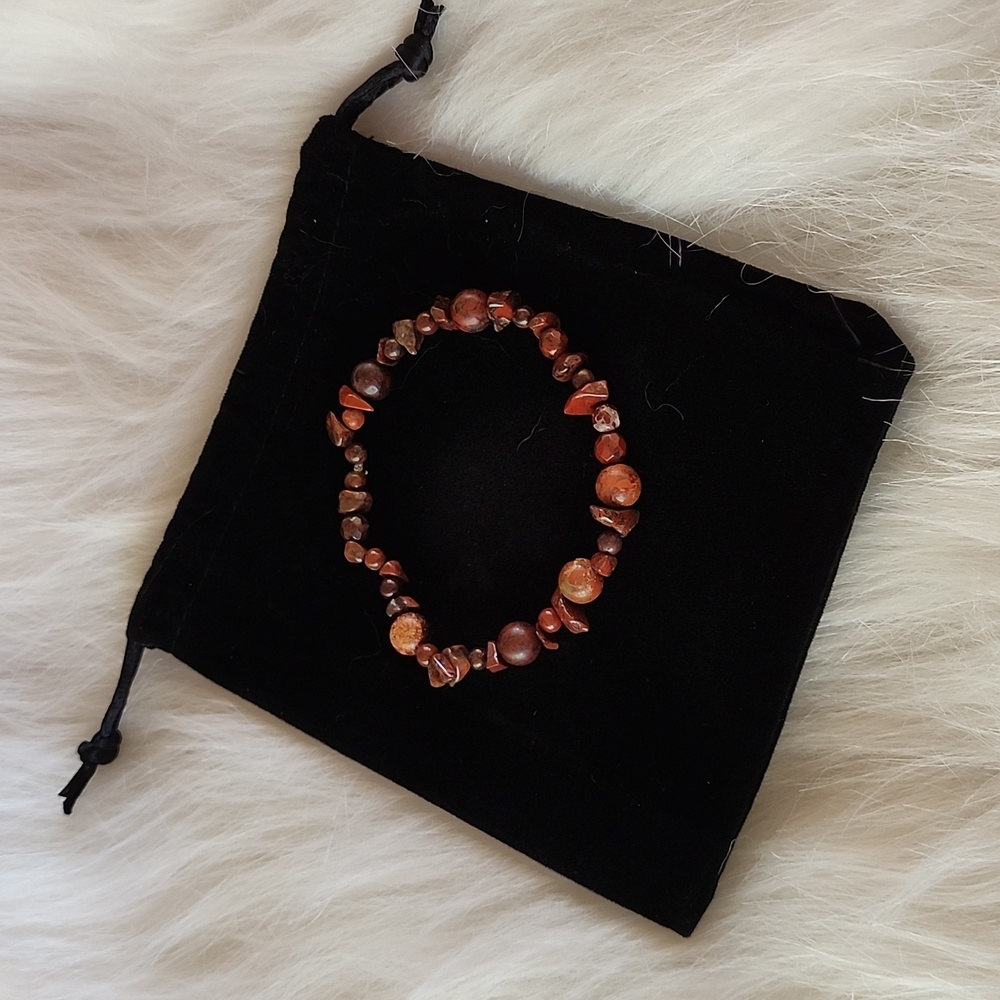 Handmade stone bracelet